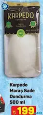 KARPEDO MARAŞ SADE DONDURMA 500 ML